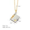 My Little Star Book Necklace For Daughter Son 18 Inch Stainless Steel Chain Gold Hardware Love Jewelry Birthday Graduation Gift