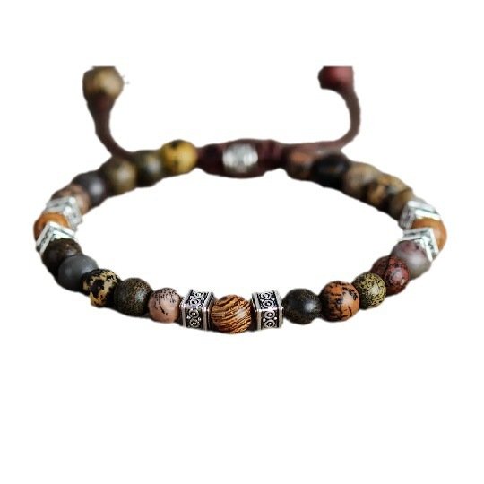 Ethnic Style Men's Adjustable Hand-Woven Bracelet