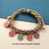 Ethnic Style Couple Braided Red Rope Colorful Wire Bracelet