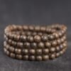 Retro Ethnic Style Natural Aloeswood Buddha Beads Bracelet