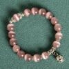 10MM Hollow Ball  Crystal Opal Beaded Bracelet