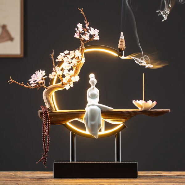 Zen Lighting Incense Burner - New Chinese Style Home Decor