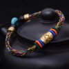 Tibetan Energy Eight-Strand Hand-Woven Safety Rope Bracelet