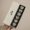 ICE Table Hand Painted Tea Cup Suit Kung Fu Tea Set