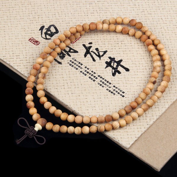 Ethnic Style Sandalwood Buddha Beads Rosary Bracelet