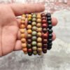 Natural 8mm Sandalwood Buddha Beads Bracelet