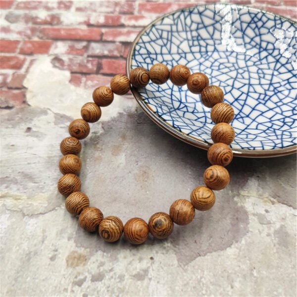 Natural 8mm Sandalwood Buddha Beads Bracelet