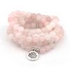 Natural Stone Powder Crystal Yoga Bracelet
