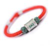 Braided Red String Tanabata Valentine's Day Bracelet Ladies Sterling Silver Couple Bracelet