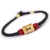 Braided Red String Tanabata Valentine's Day Bracelet Ladies Sterling Silver Couple Bracelet