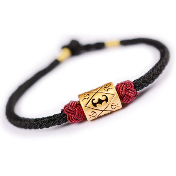 Braided Red String Tanabata Valentine's Day Bracelet Ladies Sterling Silver Couple Bracelet