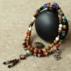 Ethnic Tibetan Star and Moon Bodhi Multi-treasure Consecrated Rosary Bracelet