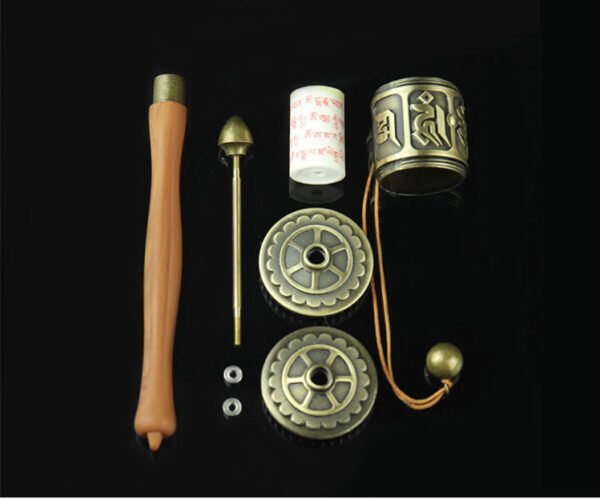1740572171046.jpg Buddhist supplies hand-cranked prayer wheels