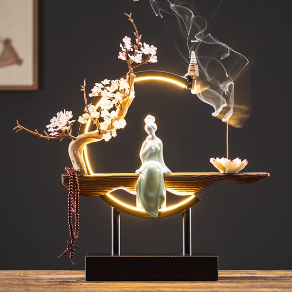Zen Lighting Incense Burner - New Chinese Style Home Decor