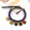 Ethnic Style Couple Braided Red Rope Colorful Wire Bracelet