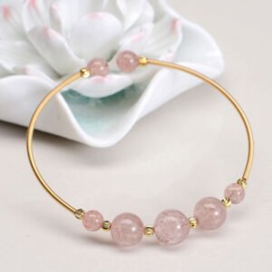 Natural crystal simple bracelet