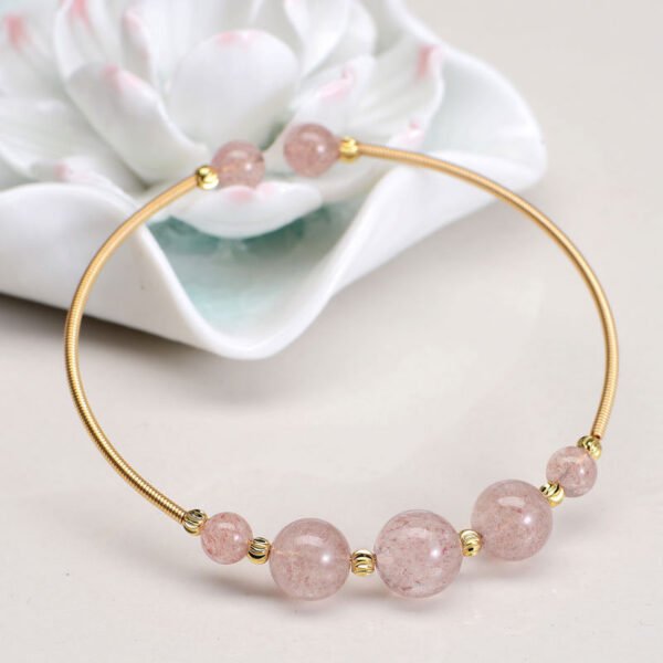 Natural crystal simple bracelet