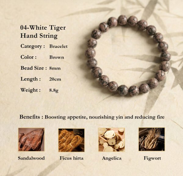 Traditional Five Elements Medicinal Herb Bracelet