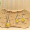 Retro Ethnic Style Earrings And Necklace Set Jewelry