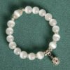 10MM Hollow Ball  Crystal Opal Beaded Bracelet