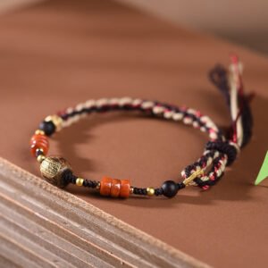 Ethnic Style Hand-Woven Lapis Lazuli Bracelet