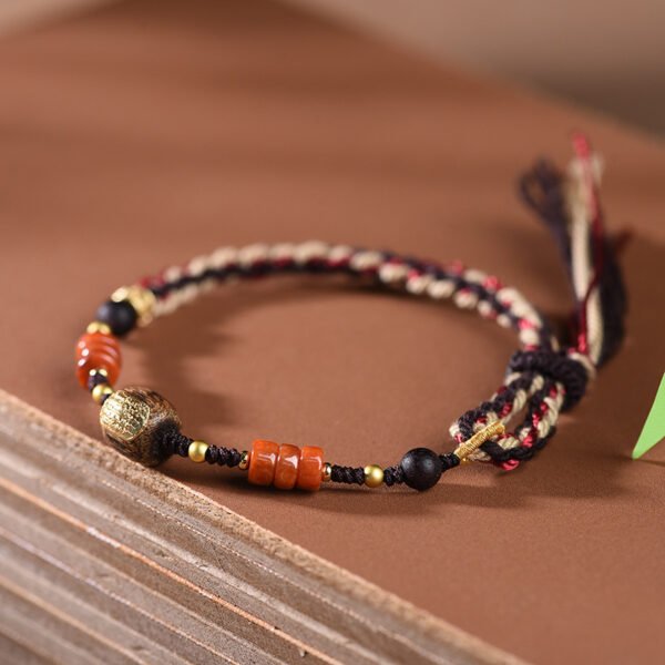 Ethnic Style Hand-Woven Lapis Lazuli Bracelet