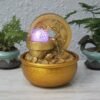 Feng Shui Wheel Crystal Ball Water Fountain Mini