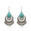 Golden Beads Tassel Earrings