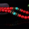 Prayer Beads Red Turquoise Bracelet