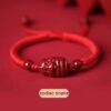 Cinnabar Zodiac Red String Bracelet for Fidelity