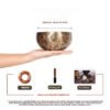 Handmade Zen Himalaya Full Moon Singing Bowl for Spiritual Healing