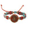 Retro Dunhuang Color Hand-Woven Bracelets with Tibetan Elements