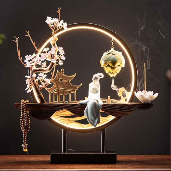 Zen Lighting Incense Burner - New Chinese Style Home Decor