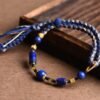 Ethnic Style Hand-Woven Lapis Lazuli Bracelet