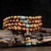 Traditional Chinese Purple Sandalwood Meditation Beads Bracelet