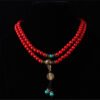 Prayer Beads Red Turquoise Bracelet