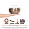 Handmade Zen Himalaya Full Moon Singing Bowl for Spiritual Healing