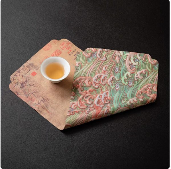56e5d3ed-b292-4c4a-a964-8a291ded22bb.jpg Peach Garden Notes Double-sided Tea Mat Chinese Zen Tea Table Mat