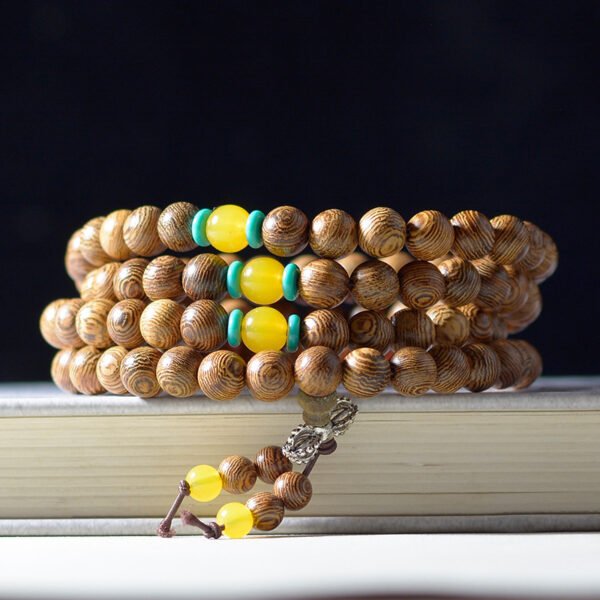 Traditional Chinese Purple Sandalwood Meditation Beads Bracelet