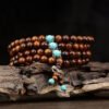 Traditional Chinese Purple Sandalwood Meditation Beads Bracelet
