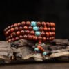 Traditional Chinese Purple Sandalwood Meditation Beads Bracelet