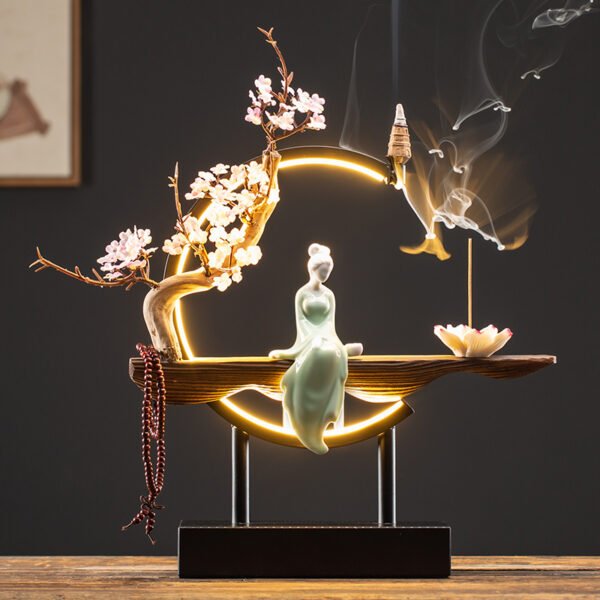 Zen Lighting Incense Burner - New Chinese Style Home Decor