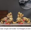 Decoration A Pair Bringing Fortune Feng Shui Living Room Entrance Shop Office Decorations
