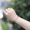 Animal Year Lucky Bead Carrying Strap Couple's Craft Diy Woven Red Rope