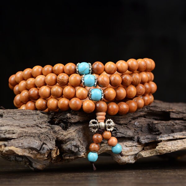 Traditional Chinese Purple Sandalwood Meditation Beads Bracelet
