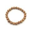 Natural 8mm Sandalwood Buddha Beads Bracelet