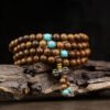 Traditional Chinese Purple Sandalwood Meditation Beads Bracelet
