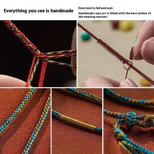 Ethnic Tibetan Style Adjustable Handmade Necklace Cord, Without Pendant
