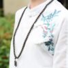 Retro Ethnic Style Natural Aloeswood Buddha Beads Bracelet