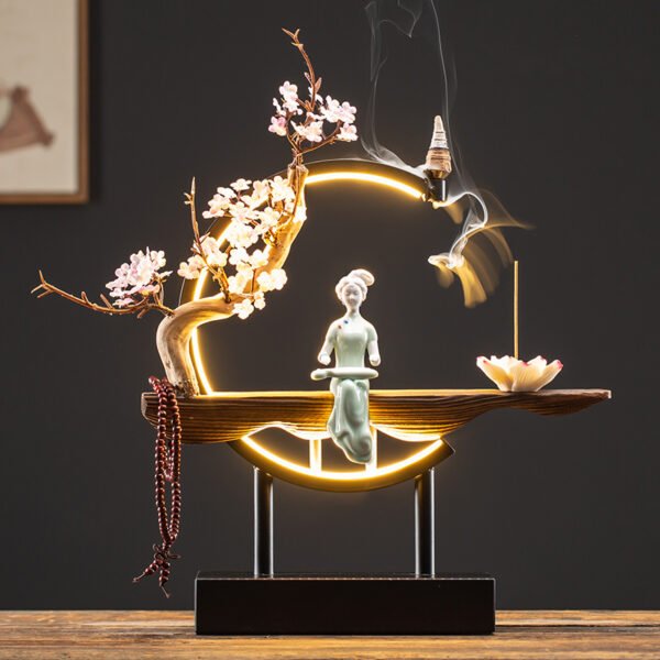 Zen Lighting Incense Burner - New Chinese Style Home Decor